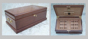 Handcrafted Humidor, Spanish Cedar Interior.  Credo Components.