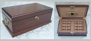 Handcrafted Humidor, Spanish Cedar Interior.  Credo Components.