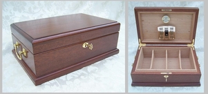 Handcrafted Humidor, Spanish Cedar Interior.  Credo Components.